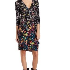 BCBGMaxAzri Long Sleeve Wrap Dress